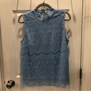 Est. 1946 Blue Lace Top L
